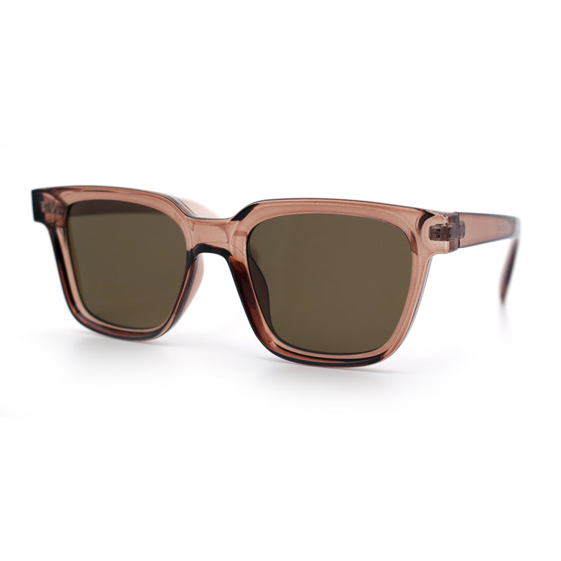 Retro Concave Curved Hipster Horn Rim Plastic Sunglasses