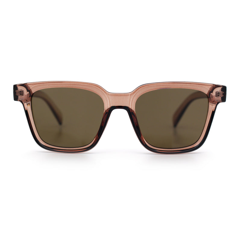 Retro Concave Curved Hipster Horn Rim Plastic Sunglasses