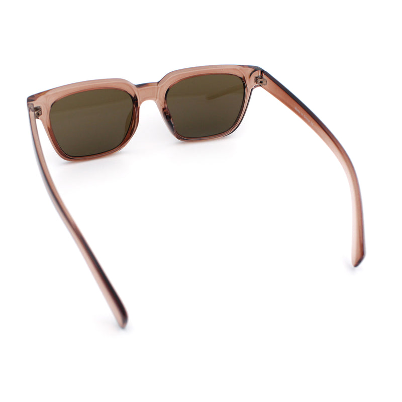 Retro Concave Curved Hipster Horn Rim Plastic Sunglasses
