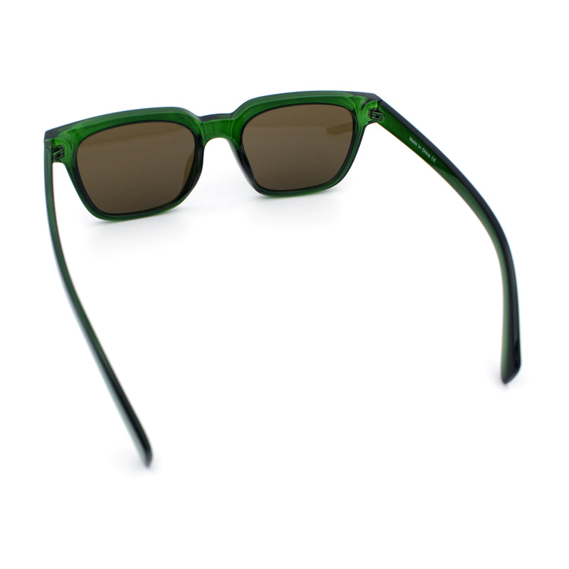 Retro Concave Curved Hipster Horn Rim Plastic Sunglasses