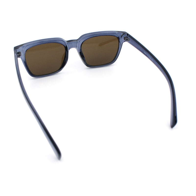 Retro Concave Curved Hipster Horn Rim Plastic Sunglasses