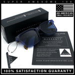 Retro Concave Curved Hipster Horn Rim Plastic Sunglasses