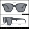 Retro Concave Curved Hipster Horn Rim Plastic Sunglasses