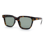 Retro Concave Curved Hipster Horn Rim Plastic Sunglasses
