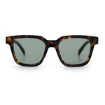 Retro Concave Curved Hipster Horn Rim Plastic Sunglasses
