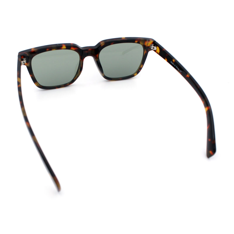 Retro Concave Curved Hipster Horn Rim Plastic Sunglasses