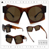 Retro Square Round Circle Lens Plastic Geometric Mod Sunglasses