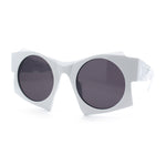 Retro Square Round Circle Lens Plastic Geometric Mod Sunglasses