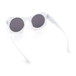 Retro Square Round Circle Lens Plastic Geometric Mod Sunglasses