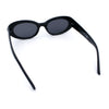 Womens Mod Classy Oval Thick Plastic Fashion Sunglasses