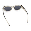 Womens Mod Classy Oval Thick Plastic Fashion Sunglasses