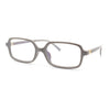 Womens Luxe Narrow Rectangle Plastic Blue Light Filter Computer Glasses