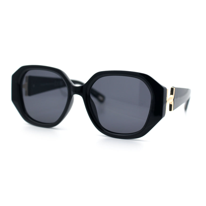Womens Luxury Fashion Butterfly Plastic Metal Jewel Hinge Sunglasses