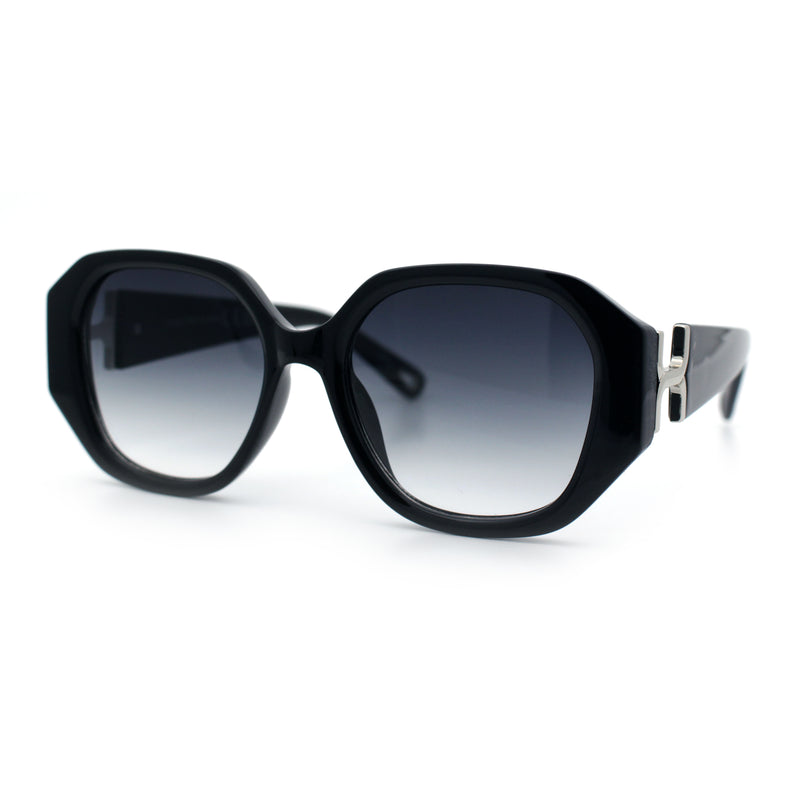 Womens Luxury Fashion Butterfly Plastic Metal Jewel Hinge Sunglasses