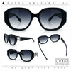 Womens Luxury Fashion Butterfly Plastic Metal Jewel Hinge Sunglasses