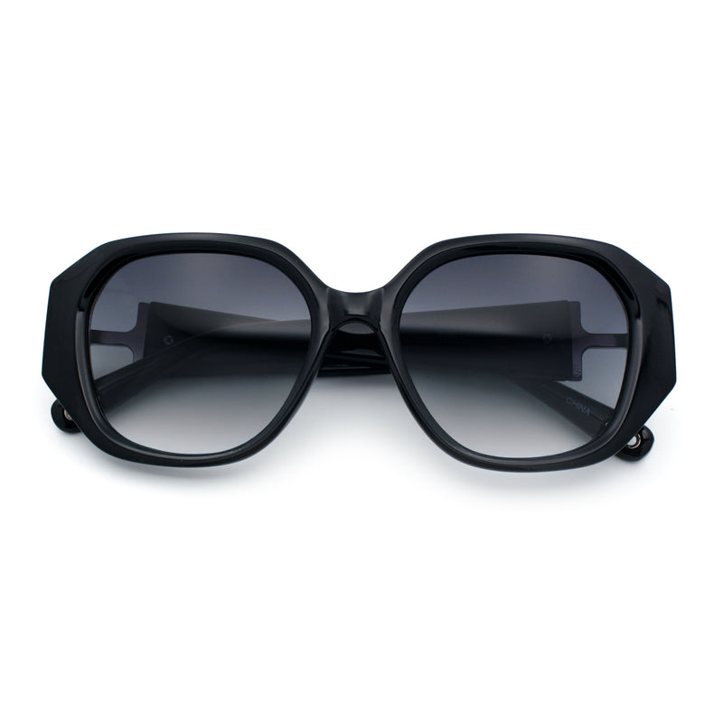Womens Luxury Fashion Butterfly Plastic Metal Jewel Hinge Sunglasses