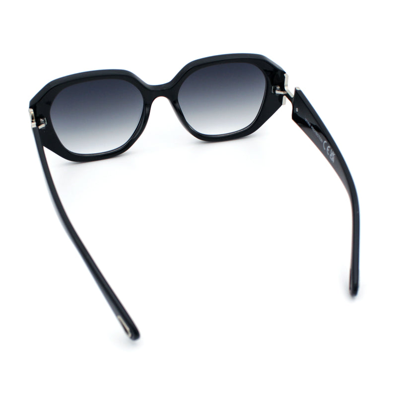 Womens Luxury Fashion Butterfly Plastic Metal Jewel Hinge Sunglasses