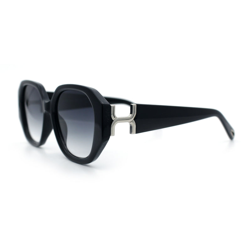 Womens Luxury Fashion Butterfly Plastic Metal Jewel Hinge Sunglasses