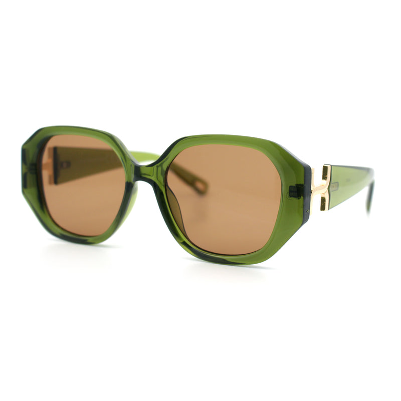 Womens Luxury Fashion Butterfly Plastic Metal Jewel Hinge Sunglasses