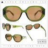 Womens Luxury Fashion Butterfly Plastic Metal Jewel Hinge Sunglasses