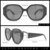 Womens Luxury Fashion Butterfly Plastic Metal Jewel Hinge Sunglasses