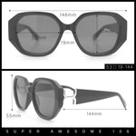 Womens Luxury Fashion Butterfly Plastic Metal Jewel Hinge Sunglasses