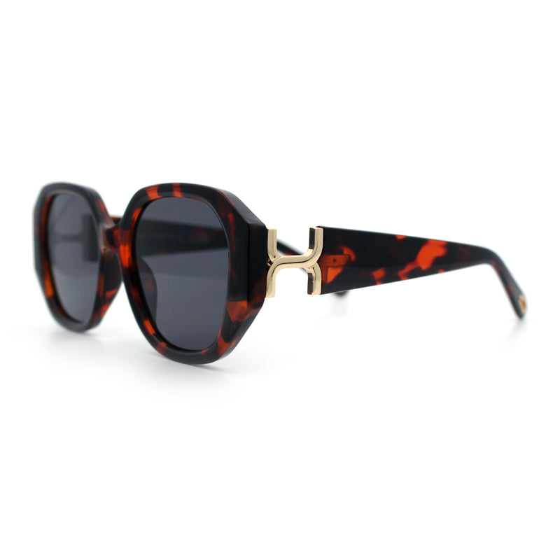 Womens Luxury Fashion Butterfly Plastic Metal Jewel Hinge Sunglasses