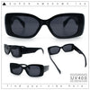 Womens Mod Minimalist Narrow Rectangle Thick Plastic Fashion Sunglasses