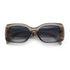 Womens Mod Minimalist Narrow Rectangle Thick Plastic Fashion Sunglasses