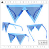 Womens Flat Top Perfect Triangle Bold Oversized Cat Eye Plastic Sunglasses
