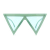 Womens Flat Top Perfect Triangle Bold Oversized Cat Eye Plastic Sunglasses