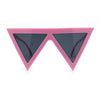 Womens Flat Top Perfect Triangle Bold Oversized Cat Eye Plastic Sunglasses