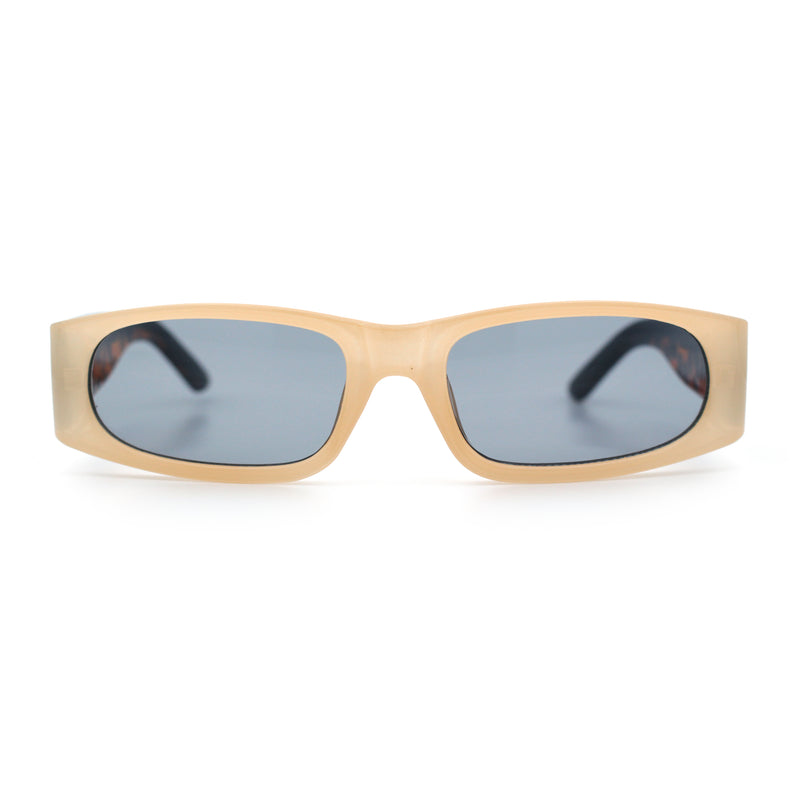 Classy Mod Narrow Rectangle Sport Plastic Dad Fashion Retro Sunglasses