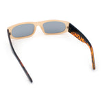 Classy Mod Narrow Rectangle Sport Plastic Dad Fashion Retro Sunglasses