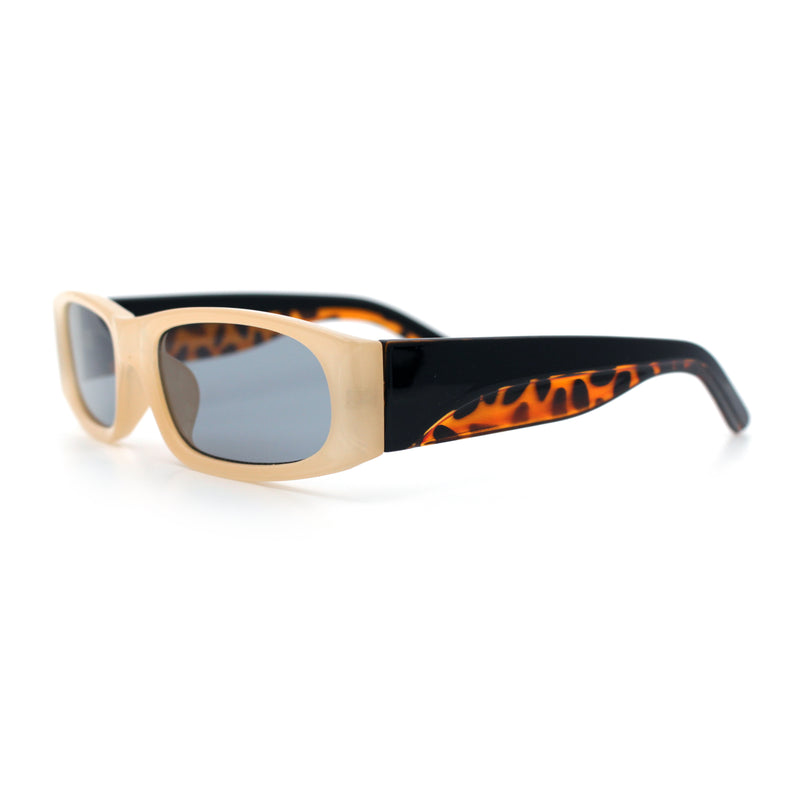 Classy Mod Narrow Rectangle Sport Plastic Dad Fashion Retro Sunglasses