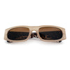 Classy Mod Narrow Rectangle Sport Plastic Dad Fashion Retro Sunglasses