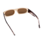 Classy Mod Narrow Rectangle Sport Plastic Dad Fashion Retro Sunglasses