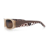 Classy Mod Narrow Rectangle Sport Plastic Dad Fashion Retro Sunglasses