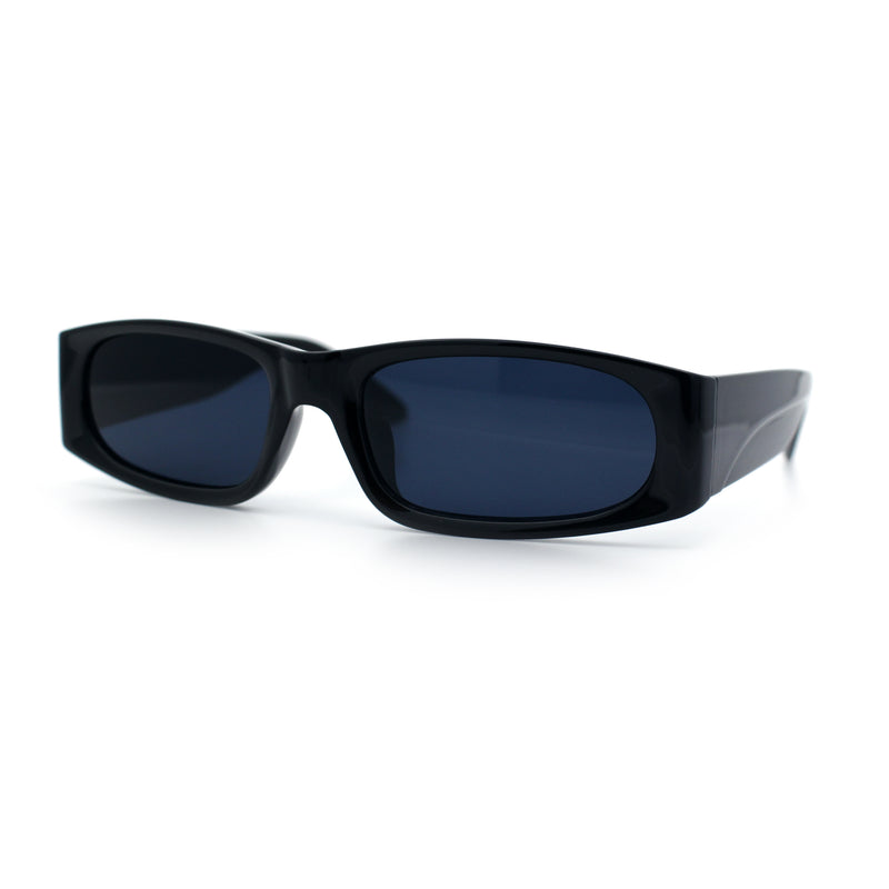 Classy Mod Narrow Rectangle Sport Plastic Dad Fashion Retro Sunglasses