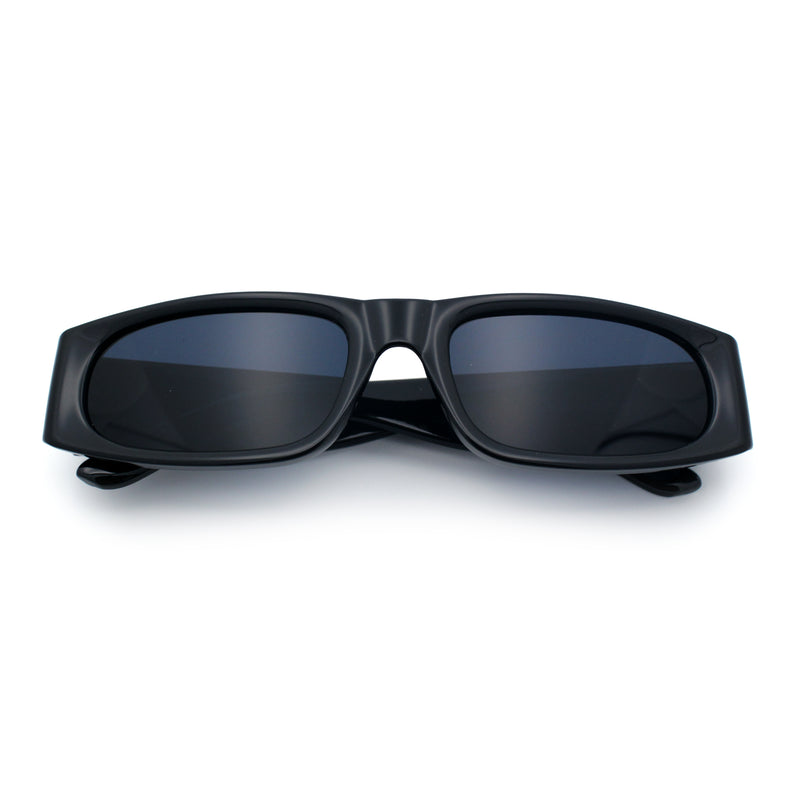 Classy Mod Narrow Rectangle Sport Plastic Dad Fashion Retro Sunglasses