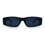 Classy Mod Narrow Rectangle Sport Plastic Dad Fashion Retro Sunglasses