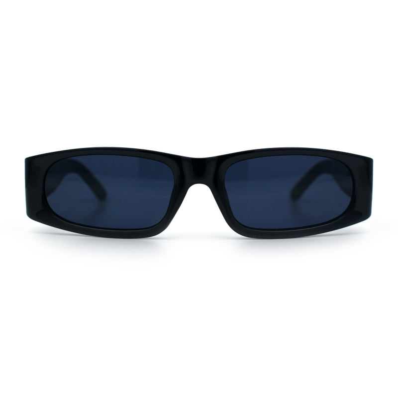 Classy Mod Narrow Rectangle Sport Plastic Dad Fashion Retro Sunglasses