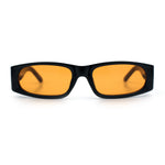 Classy Mod Narrow Rectangle Sport Plastic Dad Fashion Retro Sunglasses
