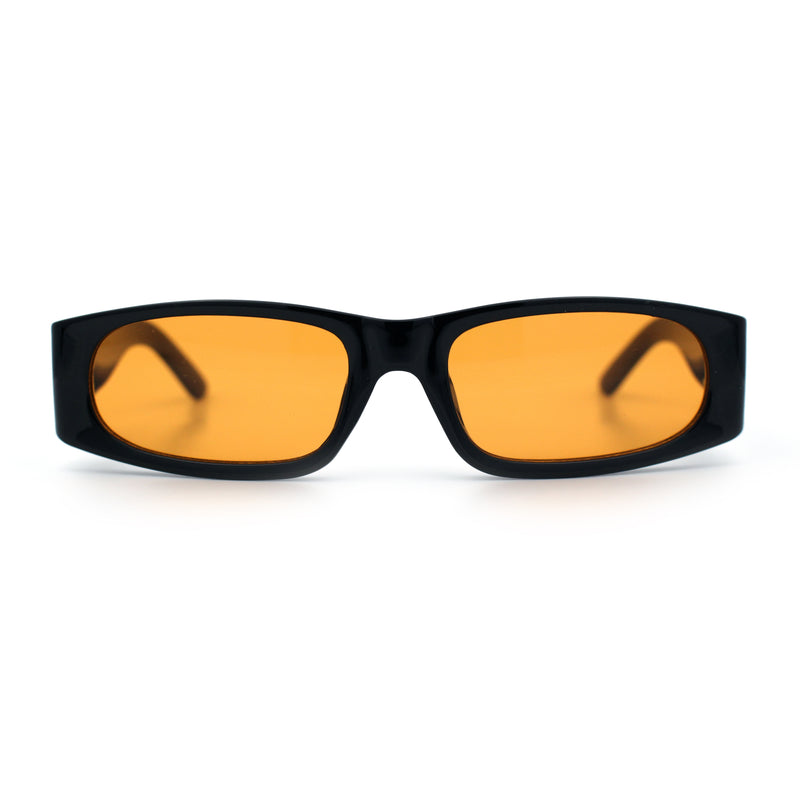 Classy Mod Narrow Rectangle Sport Plastic Dad Fashion Retro Sunglasses