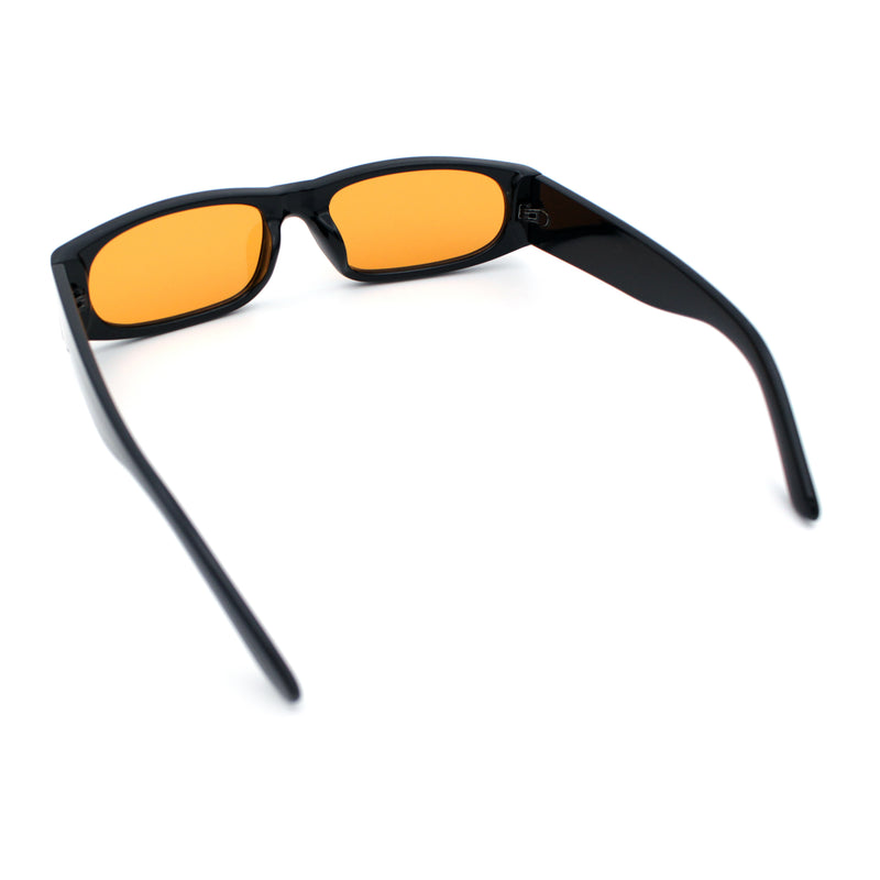 Classy Mod Narrow Rectangle Sport Plastic Dad Fashion Retro Sunglasses