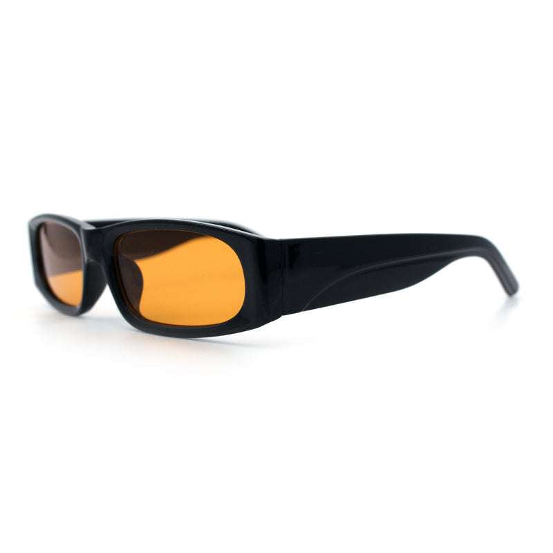 Classy Mod Narrow Rectangle Sport Plastic Dad Fashion Retro Sunglasses