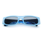 Classy Mod Narrow Rectangle Sport Plastic Dad Fashion Retro Sunglasses