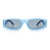 Classy Mod Narrow Rectangle Sport Plastic Dad Fashion Retro Sunglasses