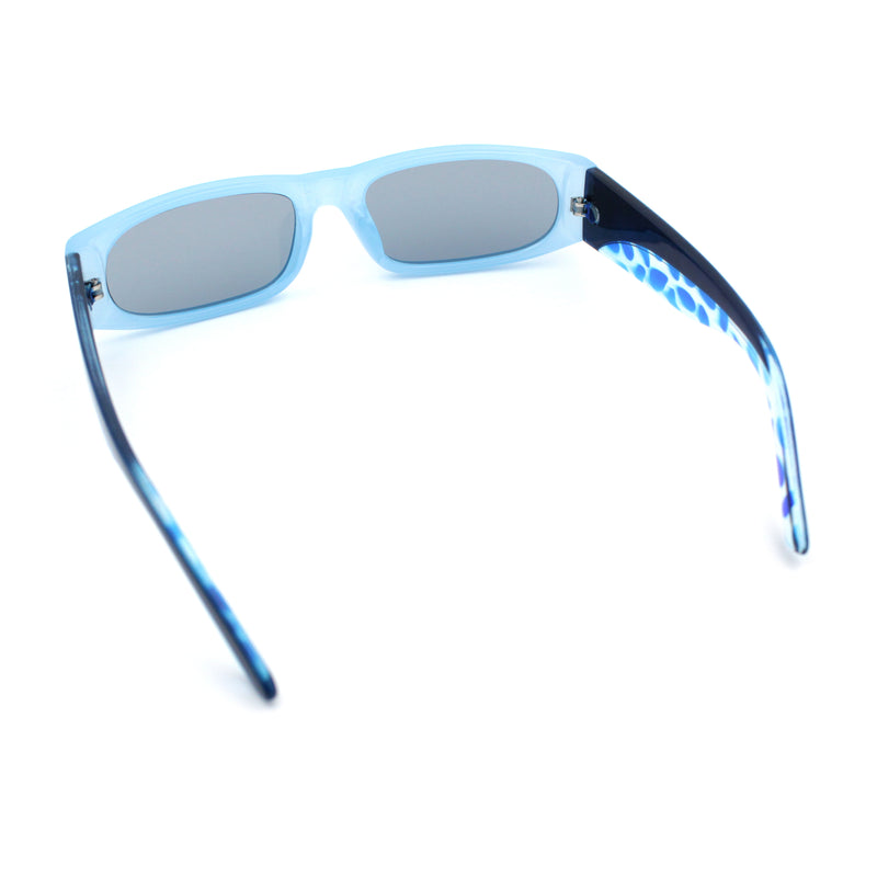 Classy Mod Narrow Rectangle Sport Plastic Dad Fashion Retro Sunglasses