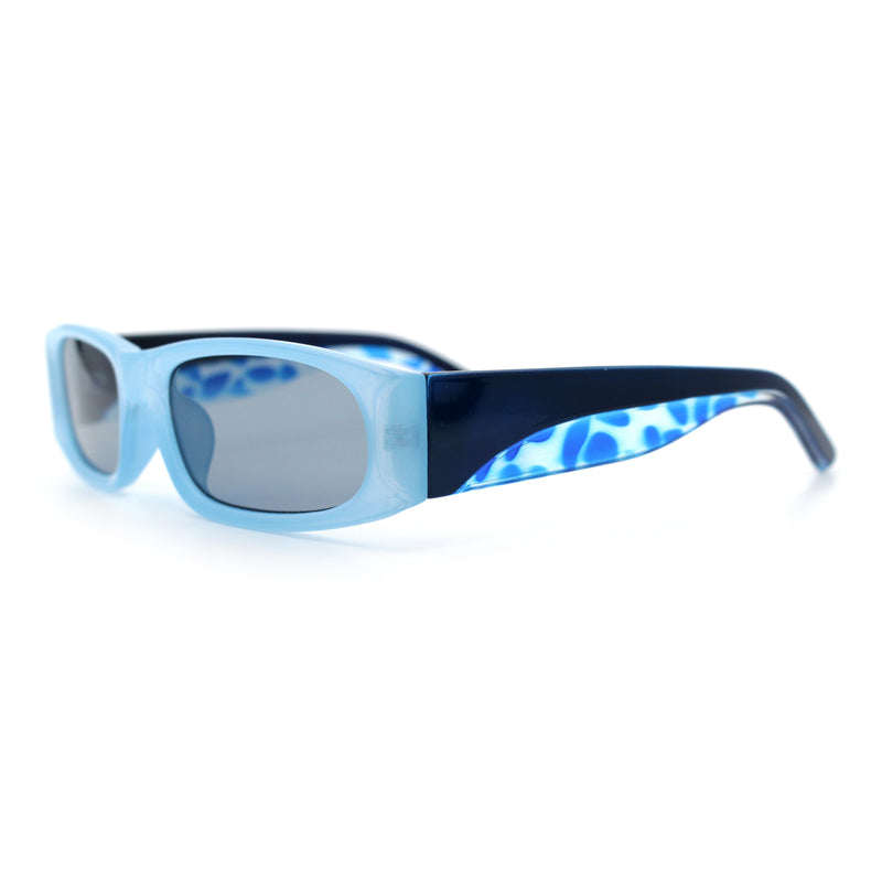 Classy Mod Narrow Rectangle Sport Plastic Dad Fashion Retro Sunglasses